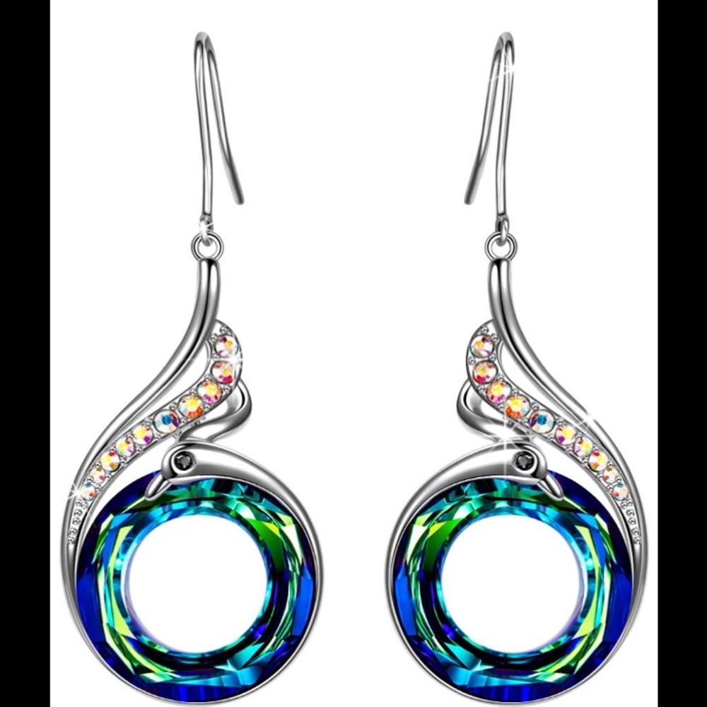 Nirvana of Phoenix Swarovski Crystal Earrings 1Pr